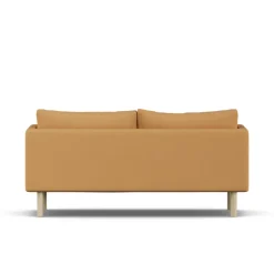 1898 Sofas*Linnevik sofa, Jump Honey 1959-white-oiled oak, 2-seater Yellow