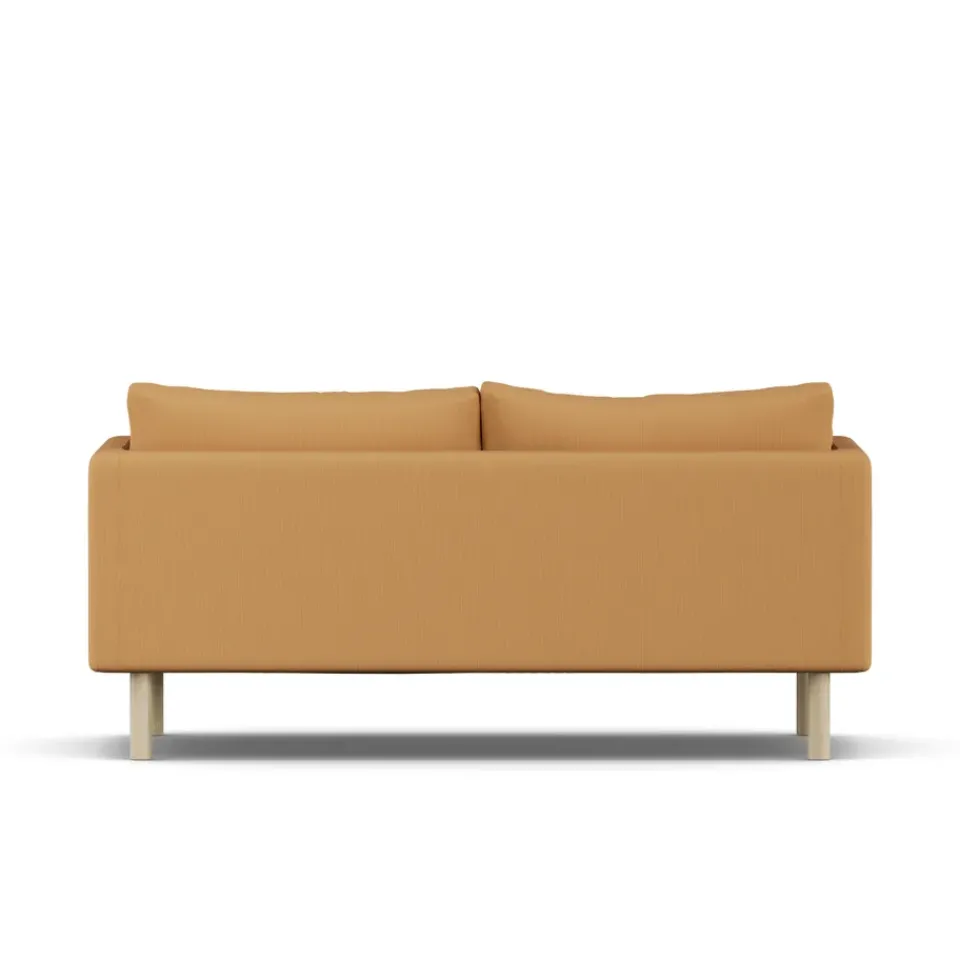 1898 Sofas*Linnevik sofa, Jump Honey 1959-white-oiled oak, 2-seater Yellow