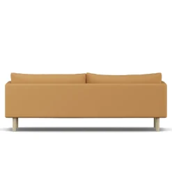 1898 Sofas*Linnevik sofa, Jump Honey 1959-white-oiled oak, 4-seater Yellow
