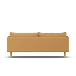 1898 Sofas*Linnevik sofa, Jump Honey 1959-white-oiled oak, 3-seater Yellow