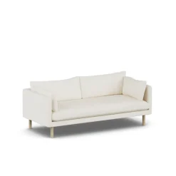 1898 Sofas*Linnevik sofa, Jump Off 1954--oiled oak, 3-seater White