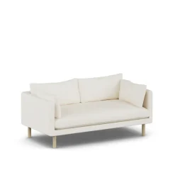 1898 Sofas*Linnevik sofa, Jump Off 1954--oiled oak, 2-seater White