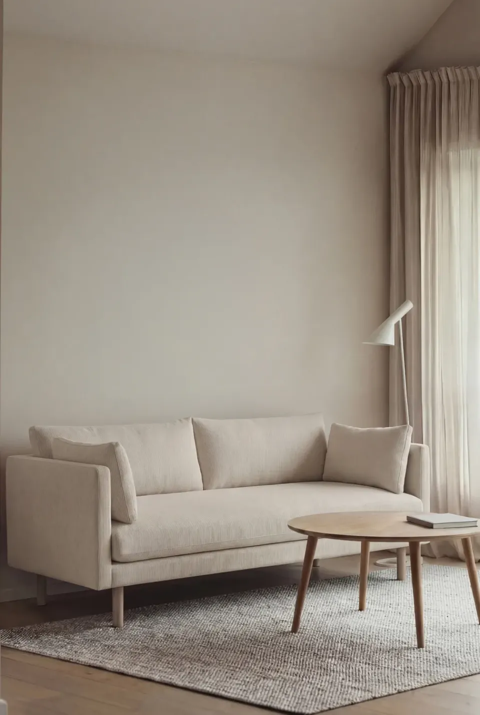 1898 Sofas*Linnevik sofa, Jump Off 1954--oiled oak, 2-seater White