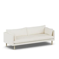 1898 Sofas*Linnevik sofa, Jump Off 1954--oiled oak, 4-seater White