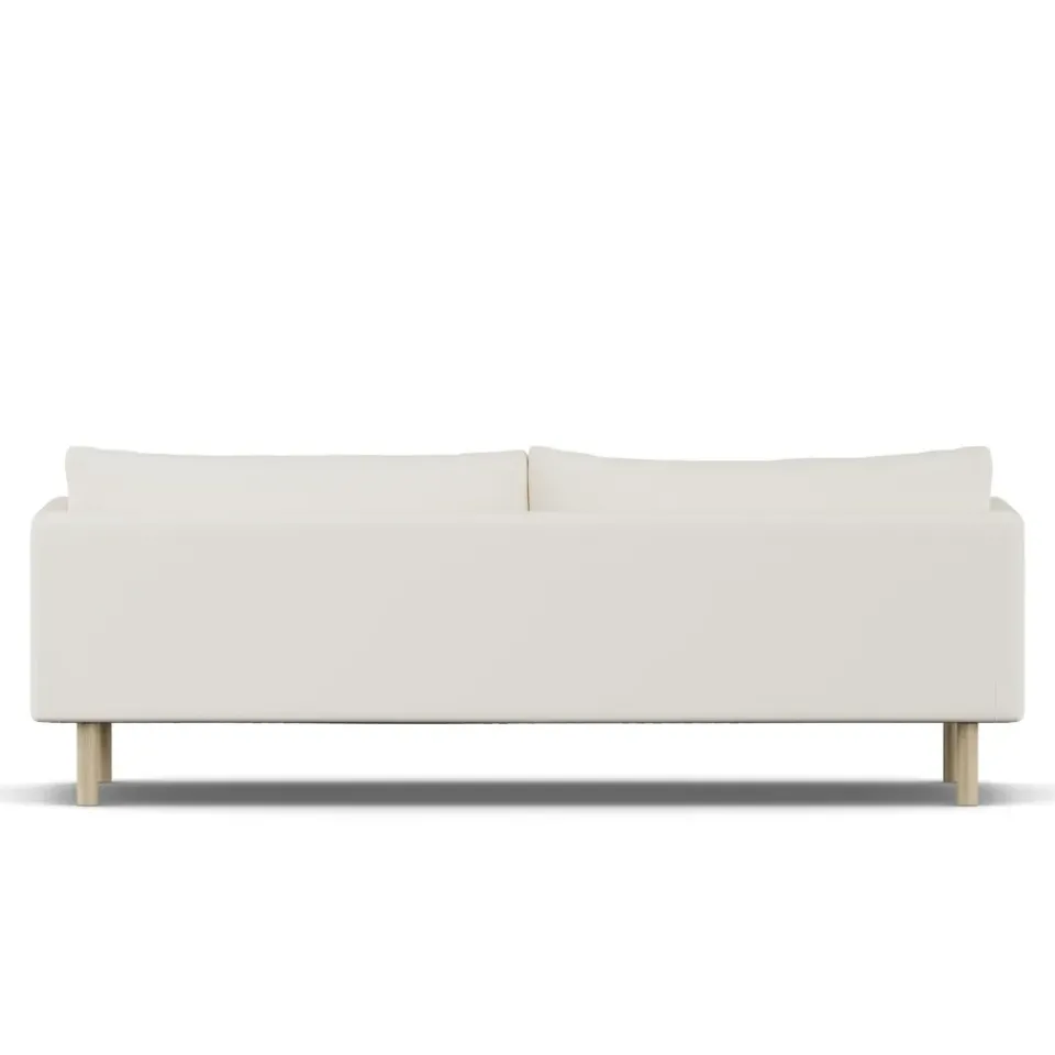 1898 Sofas*Linnevik sofa, Jump Off 1954--oiled oak, 4-seater White