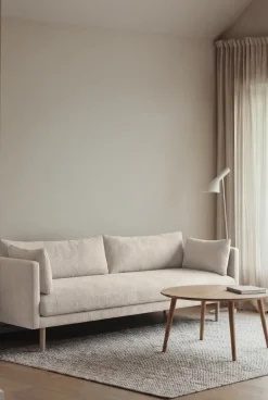 1898 Sofas*Linnevik sofa, Jump Off 1954--oiled oak, 4-seater White