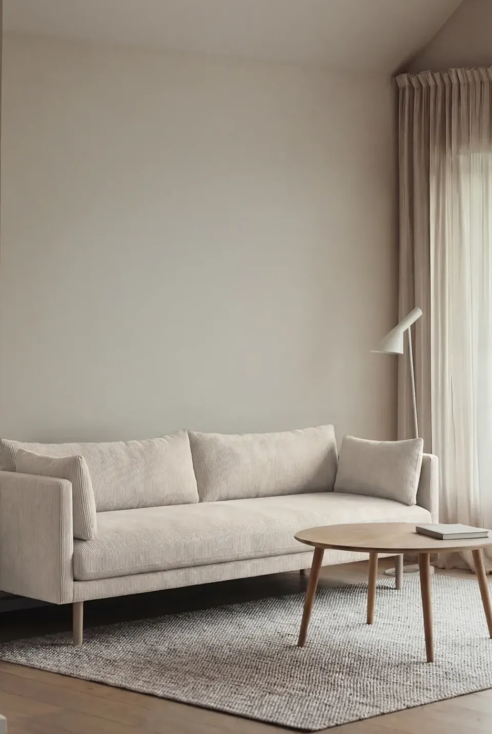 1898 Sofas*Linnevik sofa, Jump Off 1954--oiled oak, 4-seater White