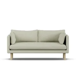 1898 Sofas*Linnevik sofa, Luiza 3981-white-oiled oak, 2-seater Beige