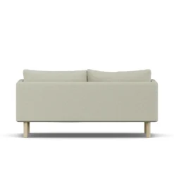 1898 Sofas*Linnevik sofa, Luiza 3981-white-oiled oak, 2-seater Beige