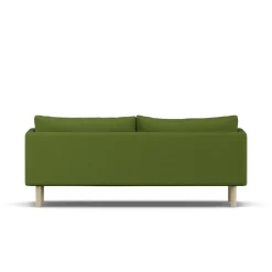 1898 Sofas*Linnevik sofa, Luiza 3975-white-oiled oak, 3-seater Green