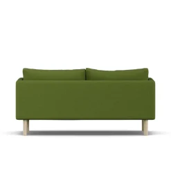 1898 Sofas*Linnevik sofa, Luiza 3975-white-oiled oak, 2-seater Green