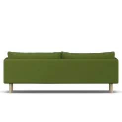 1898 Sofas*Linnevik sofa, Luiza 3975-white-oiled oak, 4-seater Green