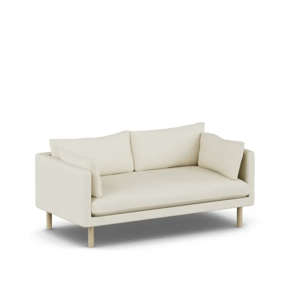 1898 Sofas*Linnevik sofa, Oslo Nature 1540-white-oiled oak, 2-seater Beige