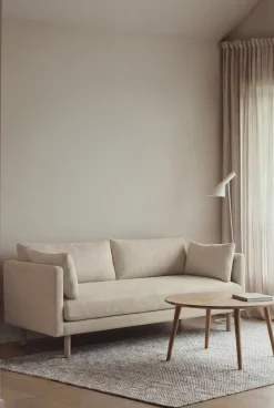 1898 Sofas*Linnevik sofa, Oslo Nature 1540-white-oiled oak, 2-seater Beige