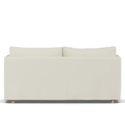 1898 Sofas*Linnevik sofa, Oslo Nature 1540-white-oiled oak, 2-seater, with skirt Beige
