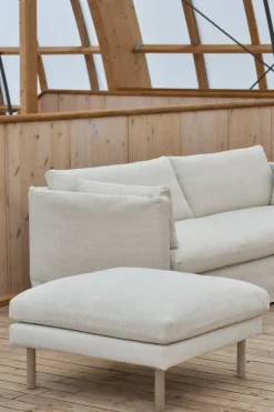 1898 Sofas*Linnevik sofa, Oslo Nature 1540-white-oiled oak, 4-seater, with skirt Beige