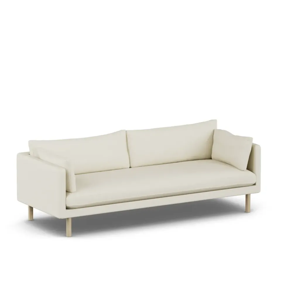 1898 Sofas*Linnevik sofa, Oslo Nature 1540-white-oiled oak, 4-seater Beige