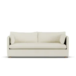 1898 Sofas*Linnevik sofa, Oslo Nature 1540-white-oiled oak, 3-seater, with skirt Beige