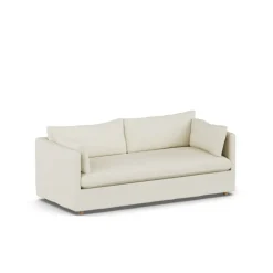 1898 Sofas*Linnevik sofa, Oslo Nature 1540-white-oiled oak, 3-seater, with skirt Beige