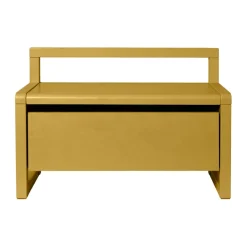 Ferm Living Benches|Children's Chairs*Little Architect storage bench, , 60x30x41.2 cm Yellow