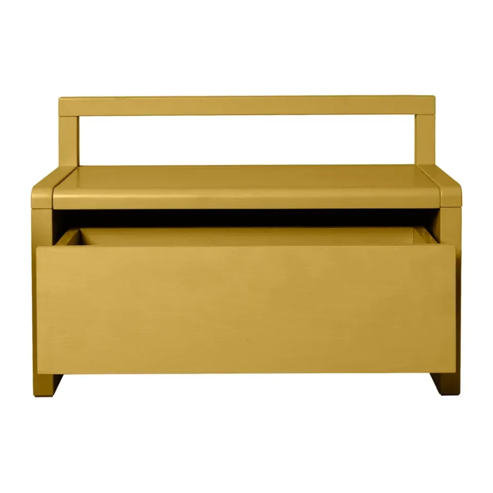 Ferm Living Benches|Children's Chairs*Little Architect storage bench, , 60x30x41.2 cm Yellow