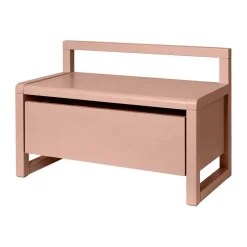 Ferm Living Benches|Children's Chairs*Little Architect storage bench, Rose, 60x30x41.2 cm Pink