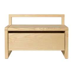 Ferm Living Benches|Children's Chairs*Little Architect storage bench, Ash, 60x30x41.2 cm Beige