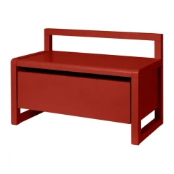 Ferm Living Children's Chairs|Children's Chairs*Little Architect storage bench, Poppy , 60x30x41.2 cm Red