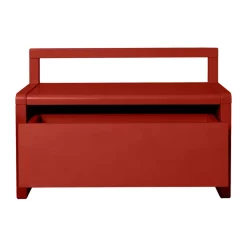 Ferm Living Children's Chairs|Children's Chairs*Little Architect storage bench, Poppy , 60x30x41.2 cm Red
