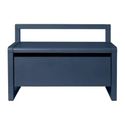 Ferm Living Benches|Children's Chairs*Little Architect storage bench, Dark , 60x30x41.2 cm Blue
