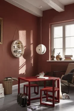 Ferm Living Children's Tables|Children's Tables*Little Architect table, Poppy Red