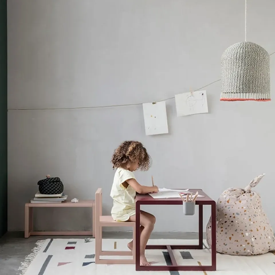 Ferm Living Children's Tables|Children's Tables*Little Architect table, Rose Pink