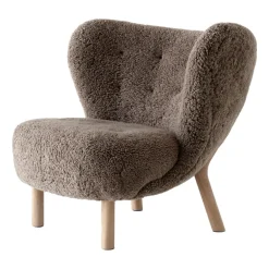 &Tradition Armchairs & Footstools*Little Petra VB1 armchair, White oiled oak - Sahara Brown