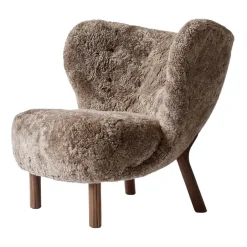 &Tradition Armchairs & Footstools*Little Petra VB1 armchair, Oiled walnut-Sahara Brown