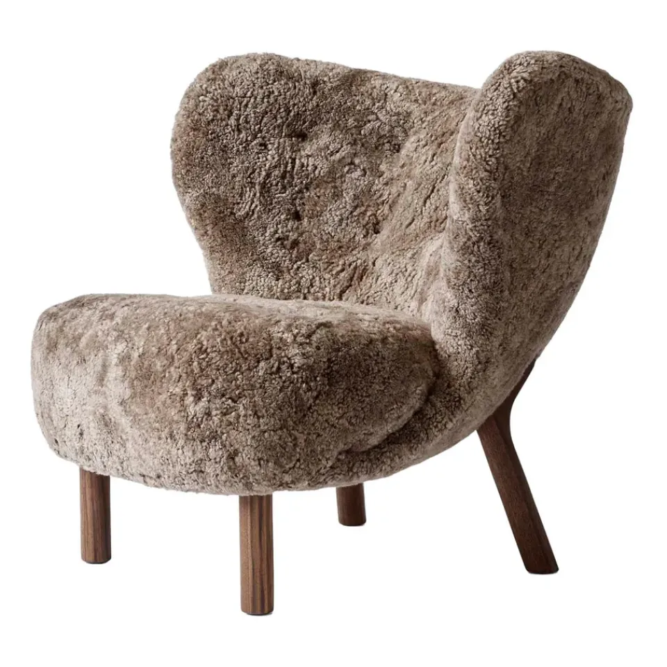 &Tradition Armchairs & Footstools*Little Petra VB1 armchair, Oiled walnut-Sahara Brown