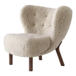 &Tradition Armchairs & Footstools*Little Petra VB1 armchair, Walnut-Moonlight Beige