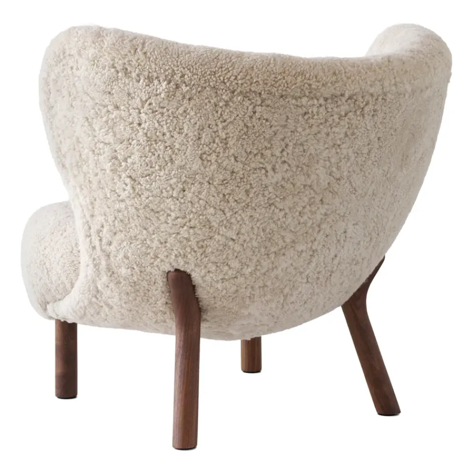&Tradition Armchairs & Footstools*Little Petra VB1 armchair, Walnut-Moonlight Beige