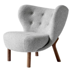 &Tradition Armchairs & Footstools*Little Petra VB1 armchair, Oiled walnut-Hallingdal Grey