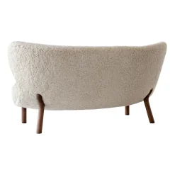 &Tradition Sofas*Little Petra VB2 sofa, Oiled walnut-Moonlight Beige