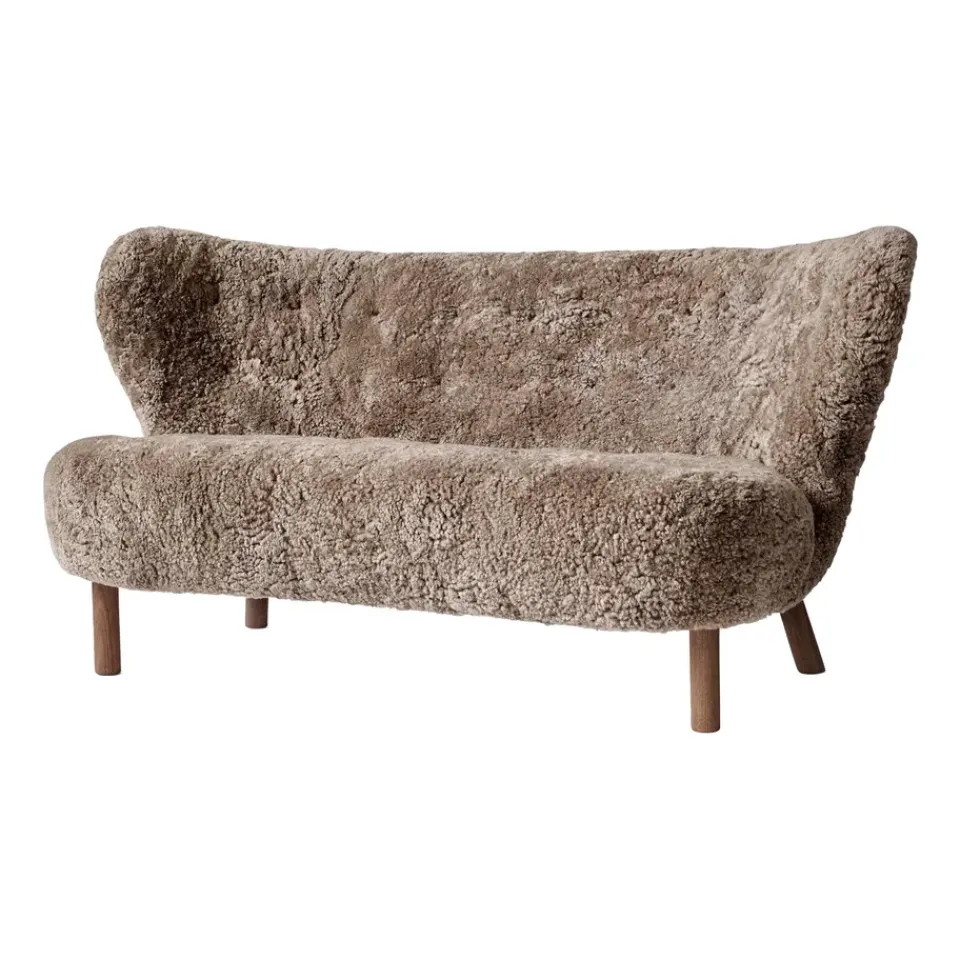 &Tradition Sofas*Little Petra VB2 sofa, Oiled walnut-Sahara Brown
