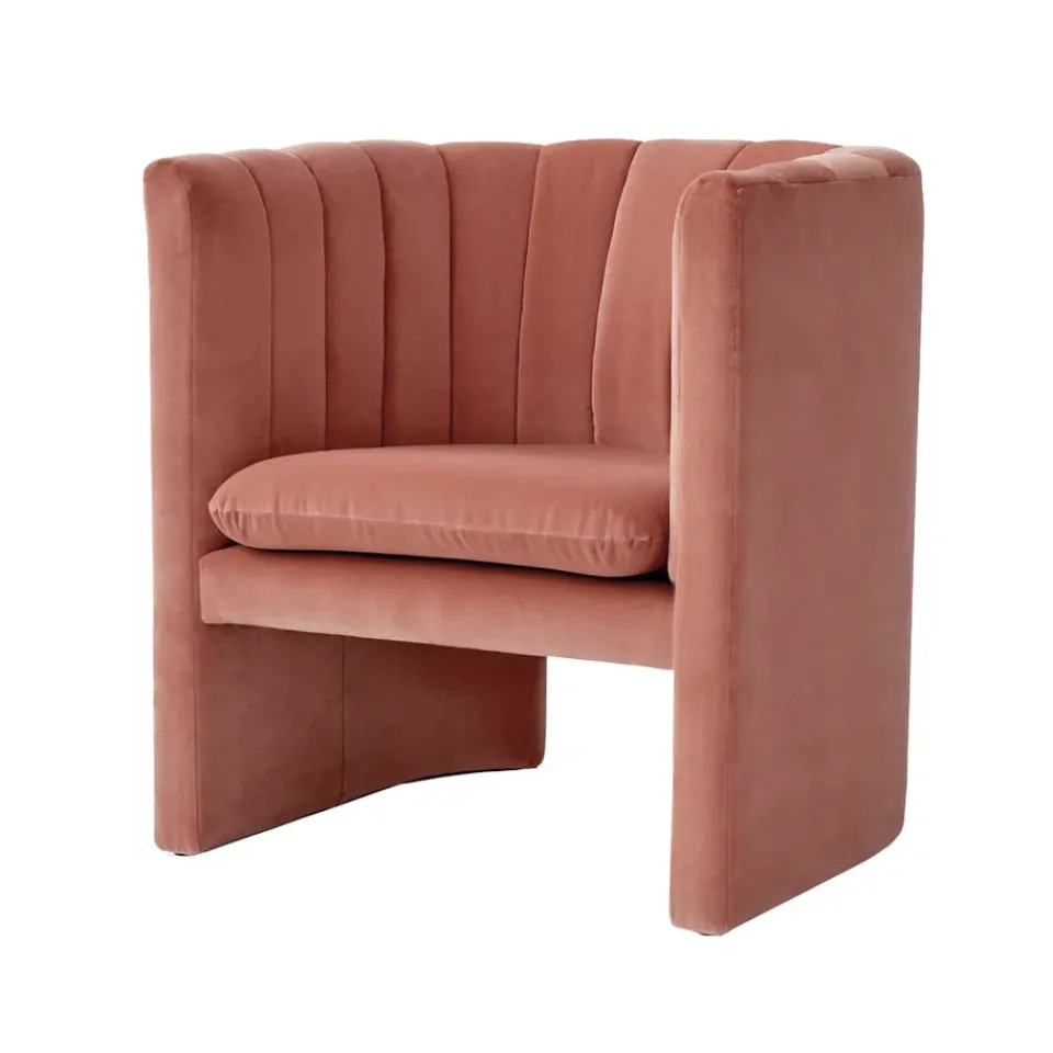 &Tradition Armchairs & Footstools*Loafer SC23 armchair, Fabric Ritz clay Pink