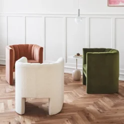 &Tradition Armchairs & Footstools*Loafer SC23 armchair, Fabric Ritz clay Pink