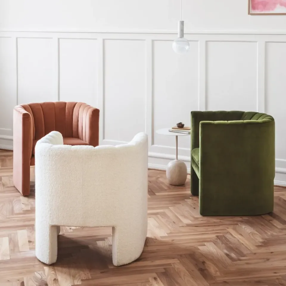 &Tradition Armchairs & Footstools*Loafer SC23 armchair, Fabric Ritz clay Pink
