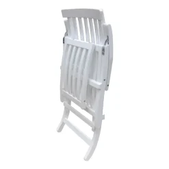Stockamöllan Seating*Lobby deck chair, Incl. tray and rain cover White