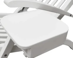 Stockamöllan Seating*Lobby deck chair, Incl. tray and rain cover White