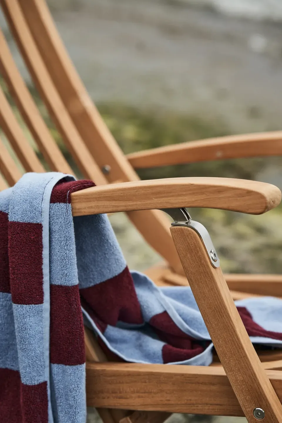 Stockamöllan Seating*Lobby deck chair, Incl. tray and rain cover Brown