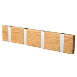 LoCa Clothes Racks, Coat Stands & Hangers*Knax hanger 40 cm, oiled oak-grey BrownGrey
