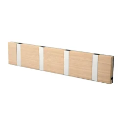 LoCa Clothes Racks, Coat Stands & Hangers*Knax hanger 40 cm, soaped oak-grey BrownGrey