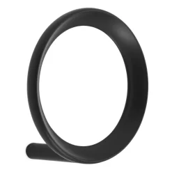 Normann Copenhagen Clothes Hooks & Hangers*Loop hook medium Ø7.8 cm, Black