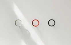Normann Copenhagen Clothes Hooks & Hangers*Loop hook medium Ø7.8 cm, Black